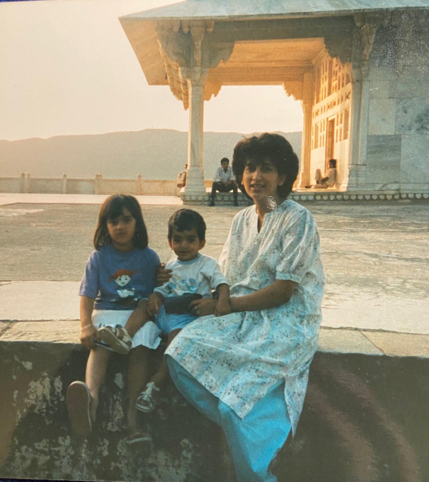 The founder with her family in Jaipur